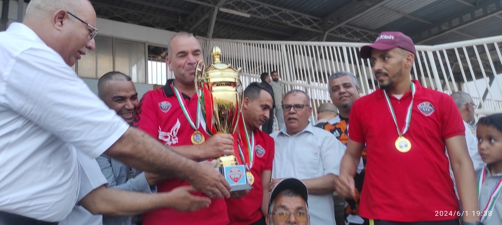 تهنئة بمناسبة تتويج فريق النادي الرياضي حي 200 مسكن بكأس الولاية للموسم 2023-2024