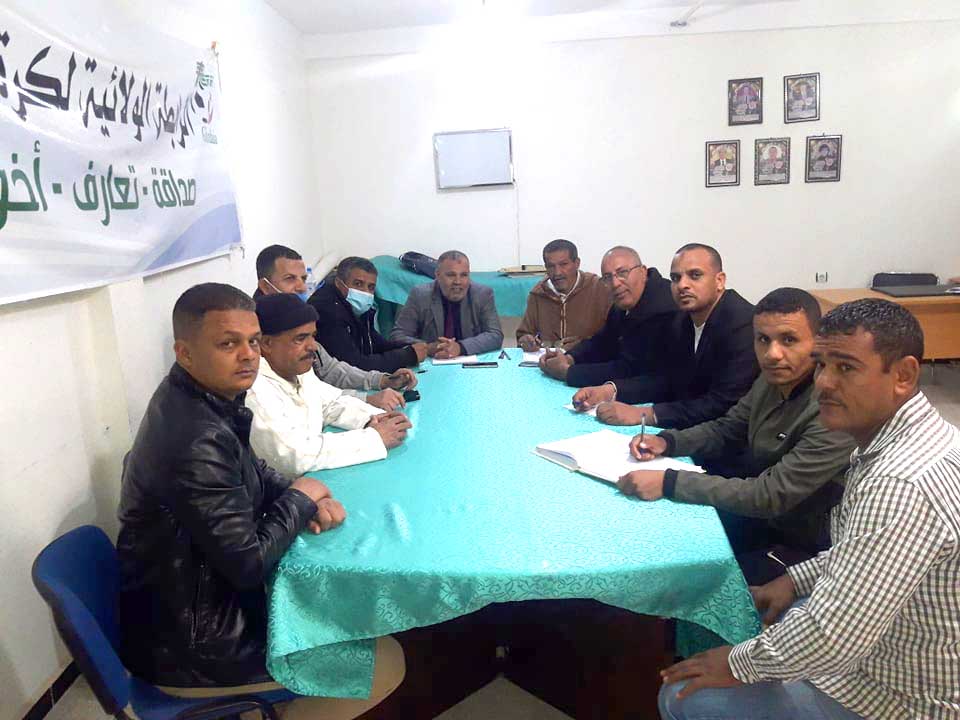 محضر تنصيب مكتب الرابطة للعهدة الأولمبية 2020-2024‎