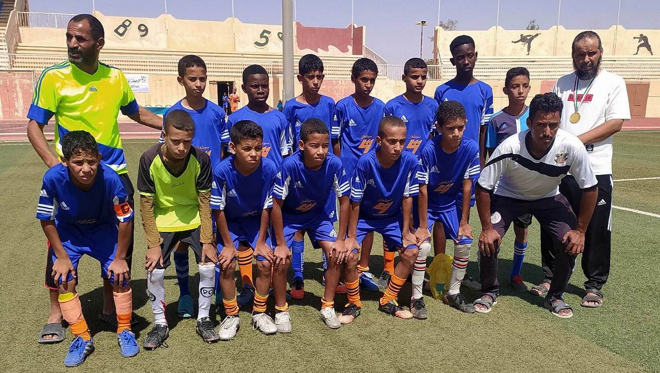 تهنئة لبطل كأس الولاية صنف مدارس فريق مولودية بلدية حاسي القارة المنيعة