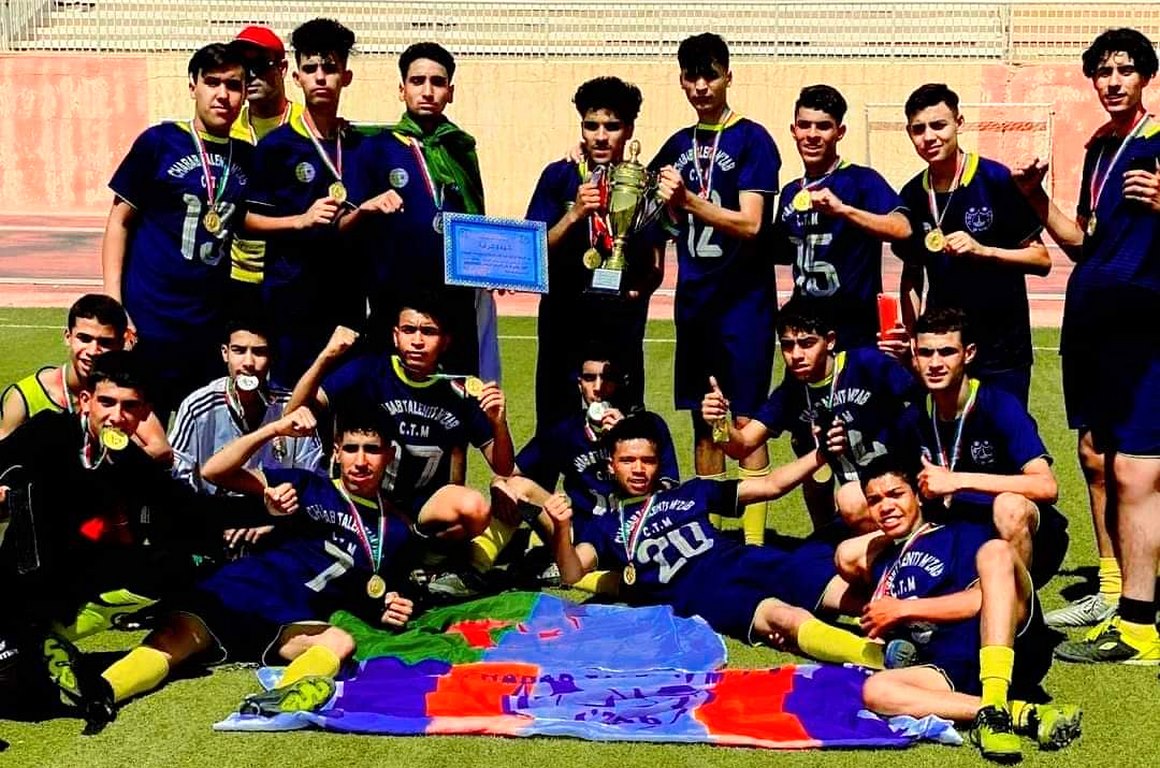  تهنئة لبطل كأس الولاية صنف أشبال فريق مواهب شباب ميزاب غرداية 